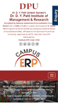 Mobile Screenshot of imr.dypvp.edu.in