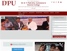 Tablet Screenshot of pacs.dypvp.edu.in
